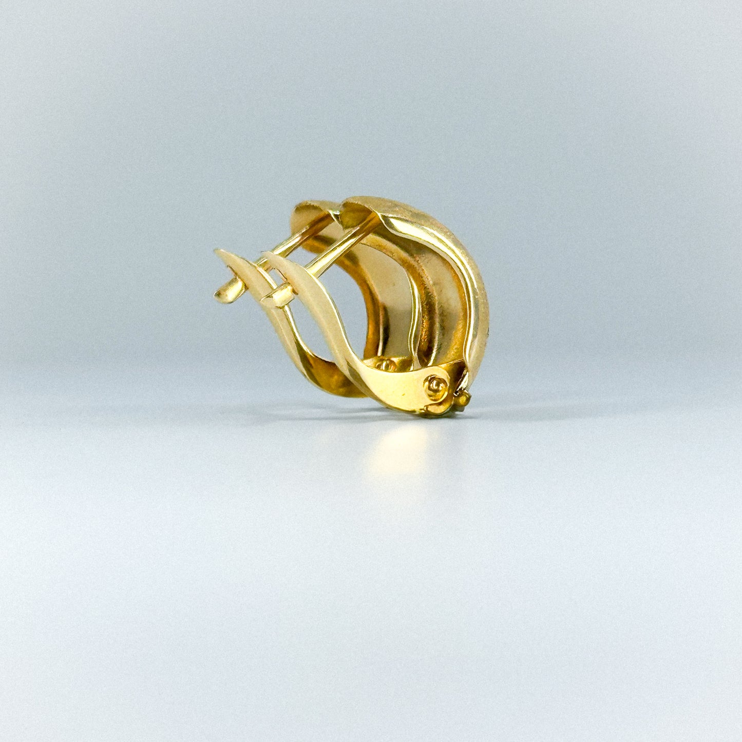 Aretes Trenzado Real 18k✨