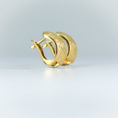 Aretes Trenzado Real 18k✨