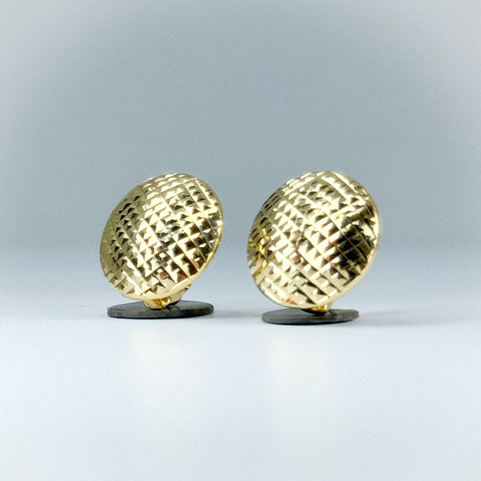 Aretes Textura Imperial 18k ✨