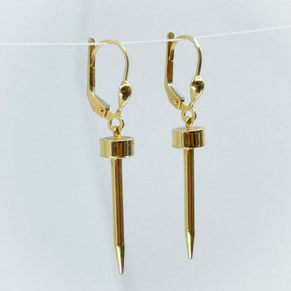 Aretes Dardo de Luz en Oro 18k