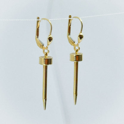 Aretes Dardo de Luz en Oro 18k