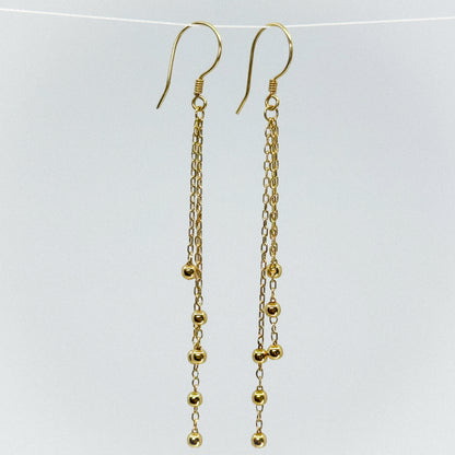Aretes Satélite de Oro 18k)