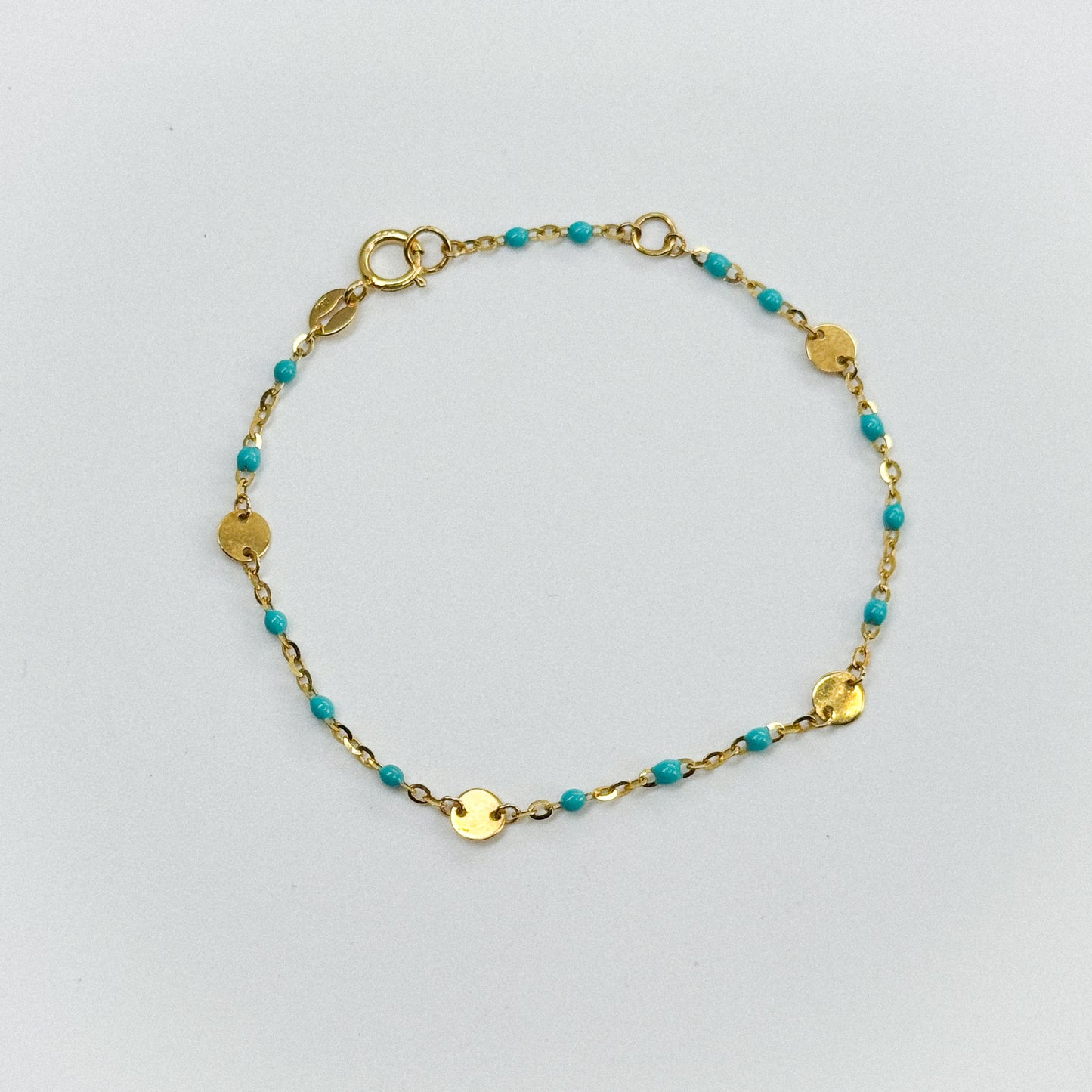 Pulsera Turquesa Destellos 18k✨