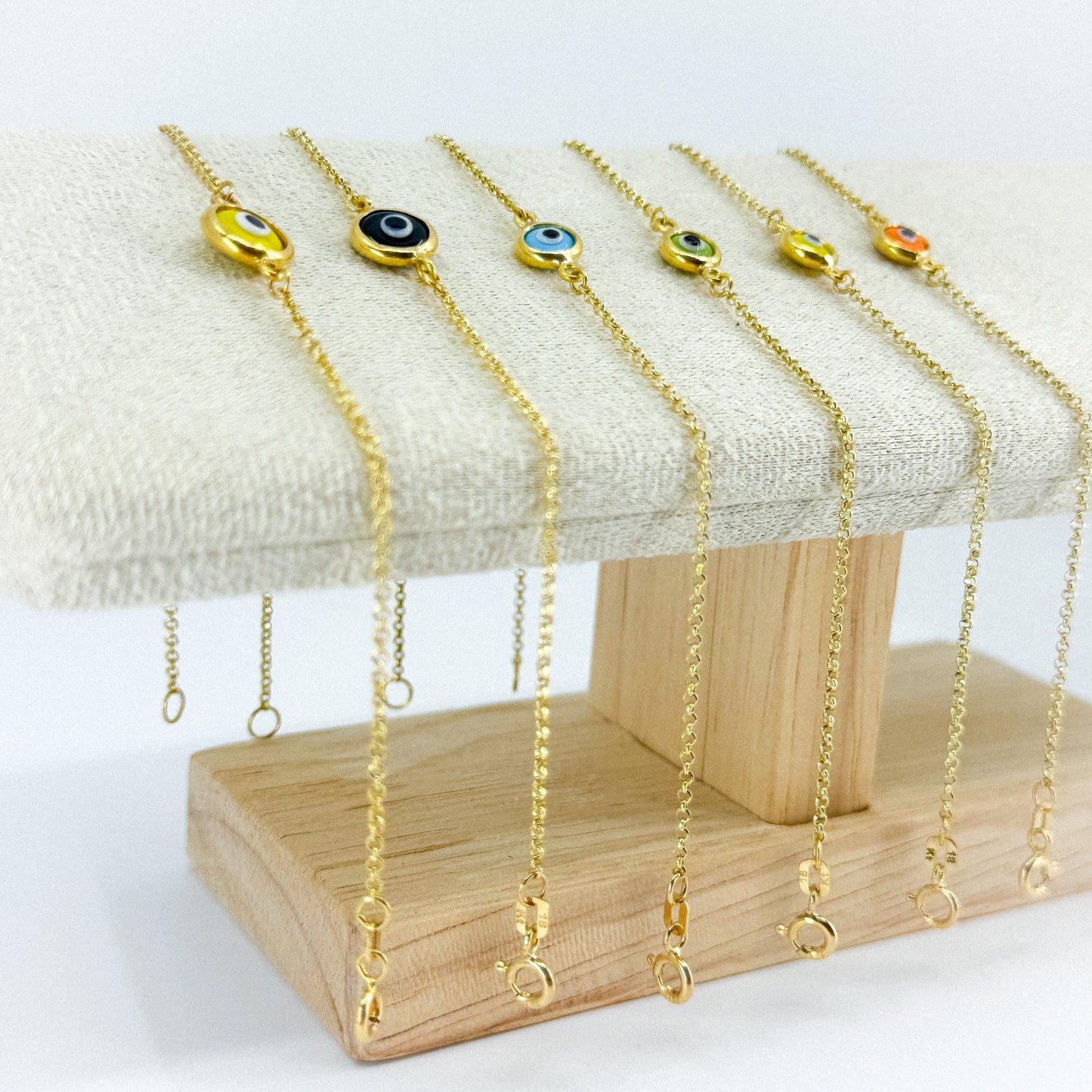 La Pulsera Protección ojo turco 18k✨