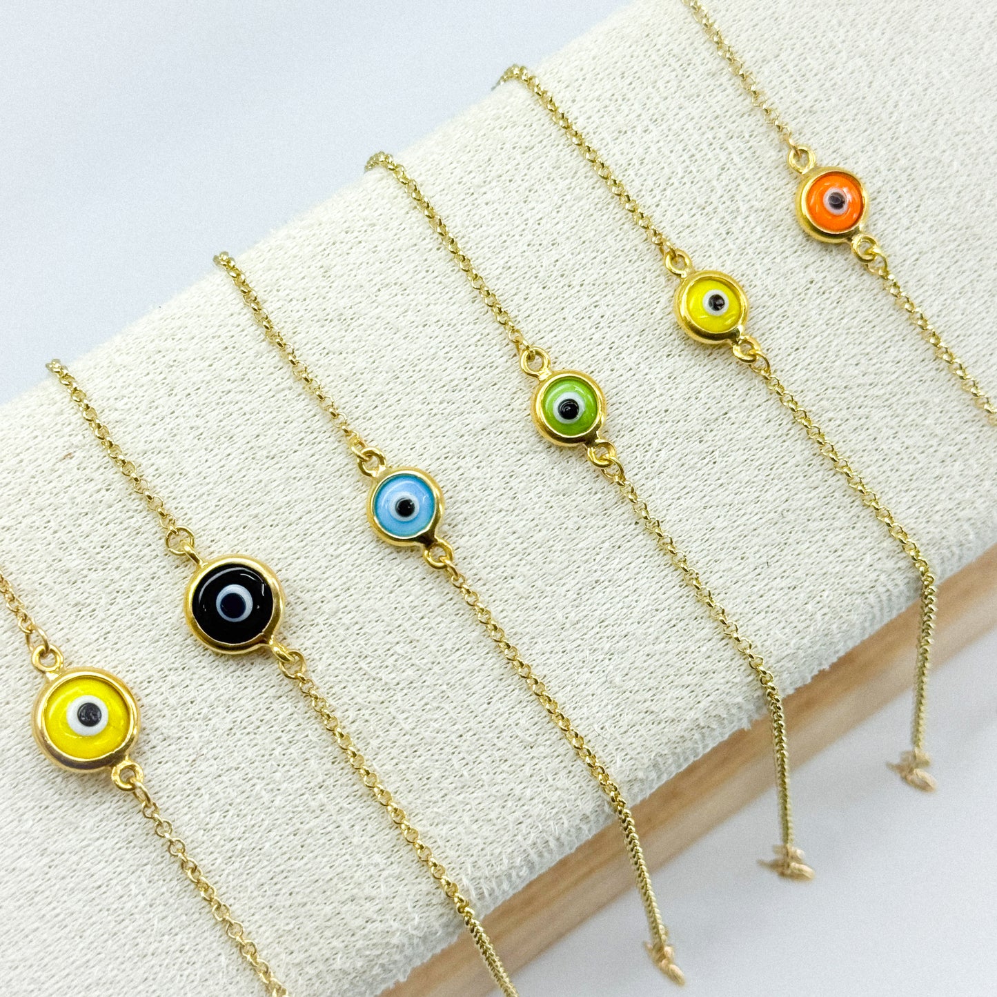 La Pulsera Protección ojo turco 18k✨