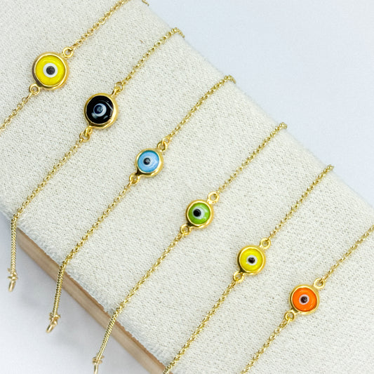 La Pulsera Protección ojo turco 18k✨