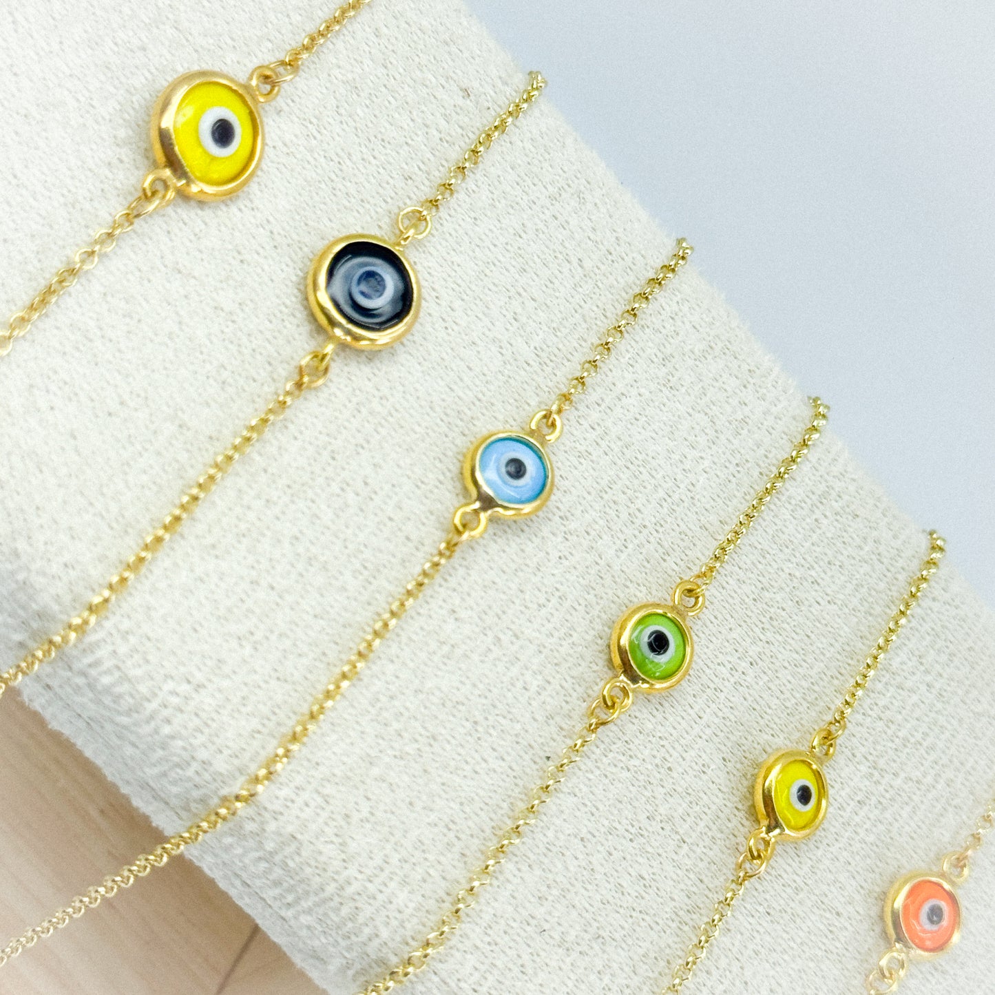 La Pulsera Protección ojo turco 18k✨