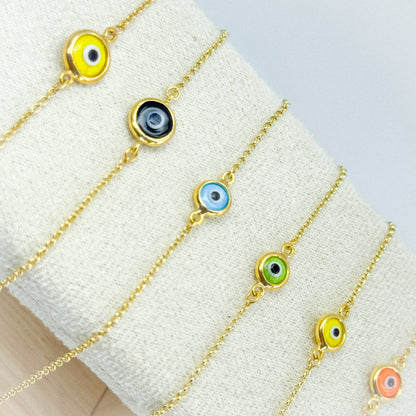 La Pulsera Protección ojo turco 18k✨