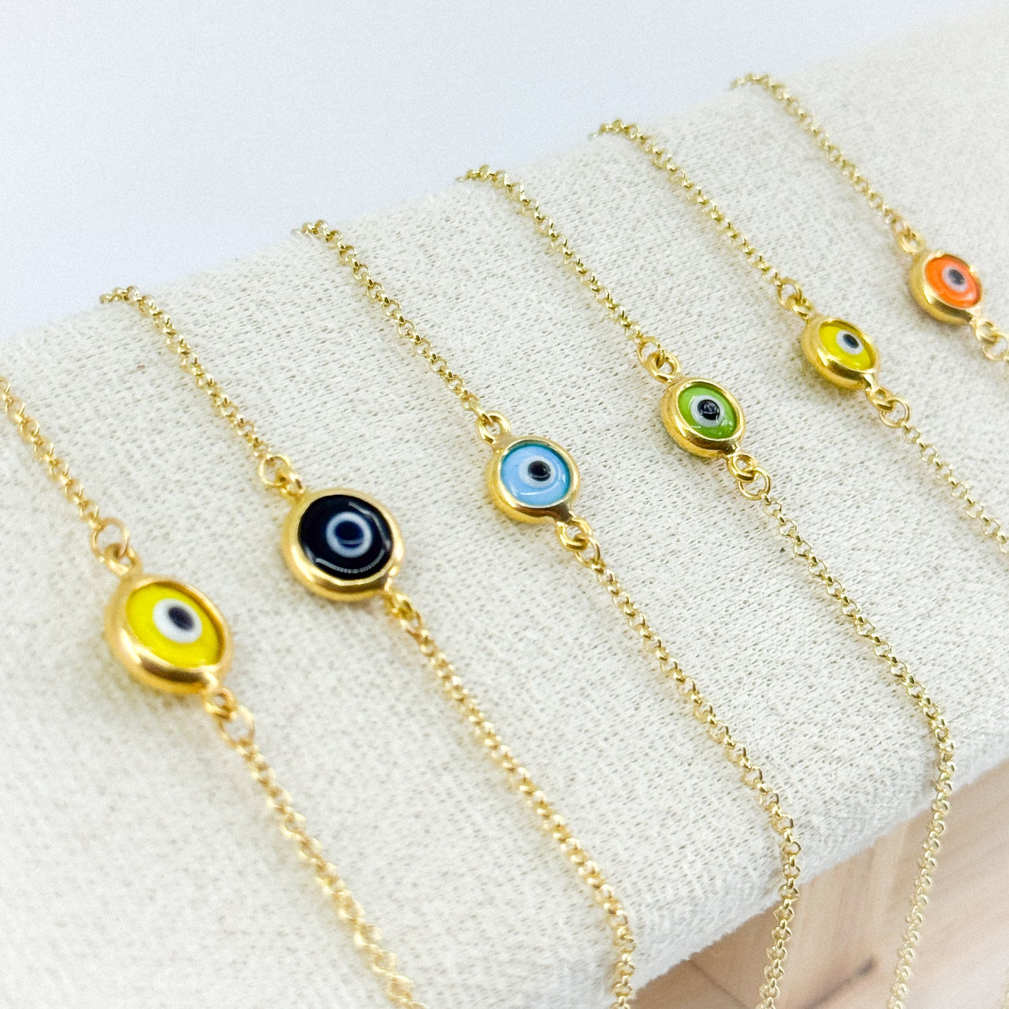 La Pulsera Protección ojo turco 18k✨