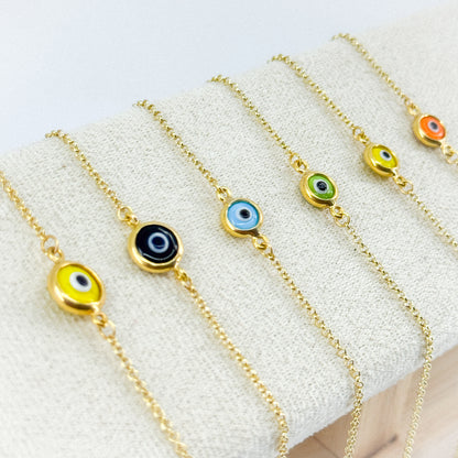La Pulsera Protección ojo turco 18k✨