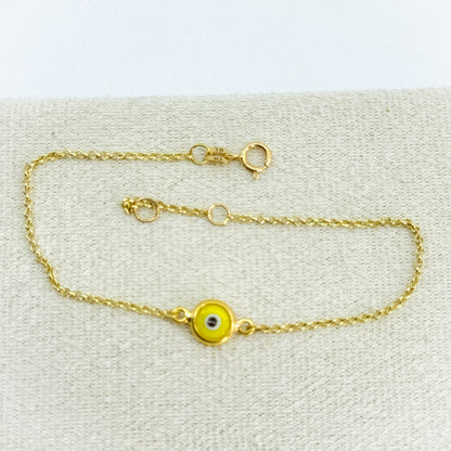 La Pulsera Protección ojo turco 18k✨