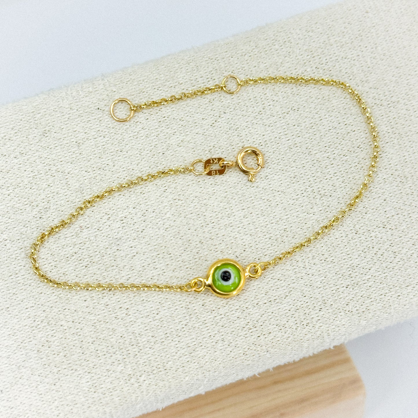 La Pulsera Protección ojo turco 18k✨