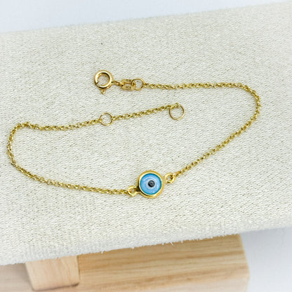 La Pulsera Protección ojo turco 18k✨