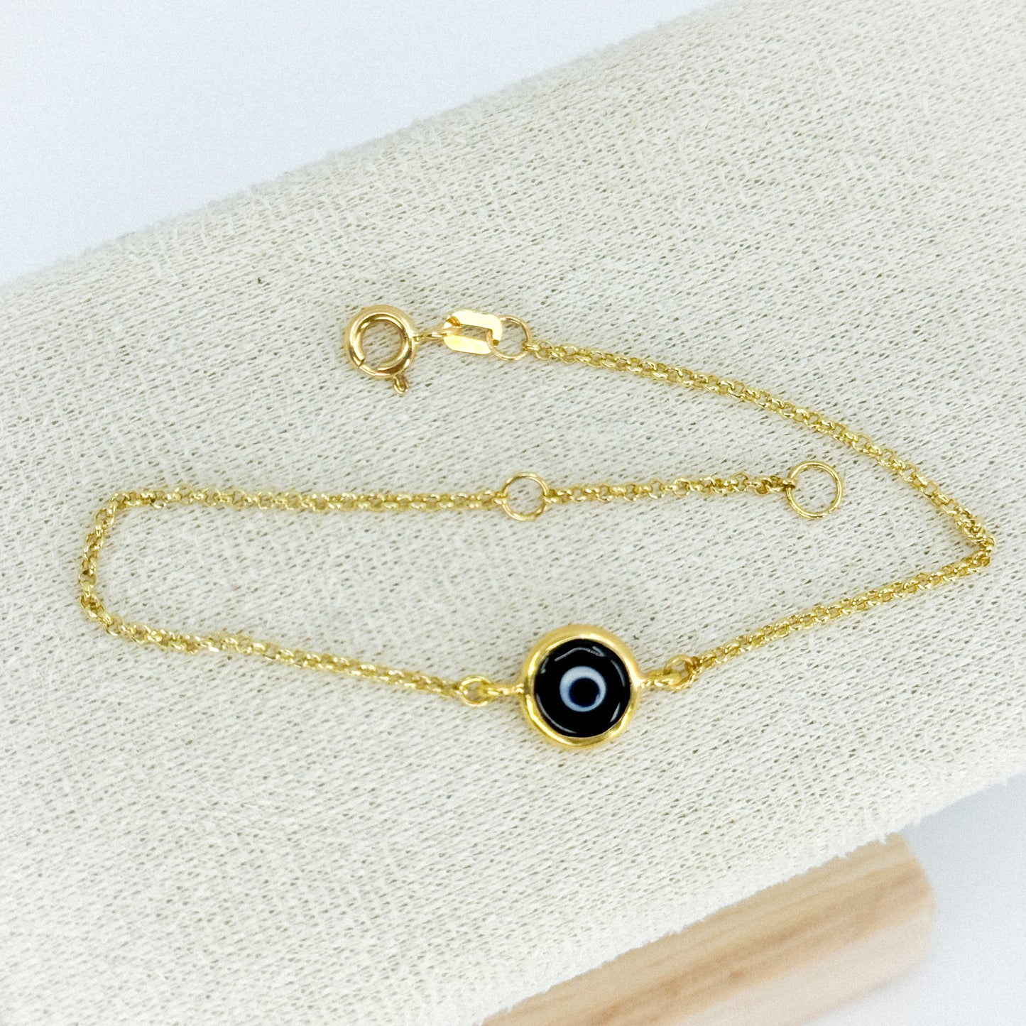 La Pulsera Protección ojo turco 18k✨