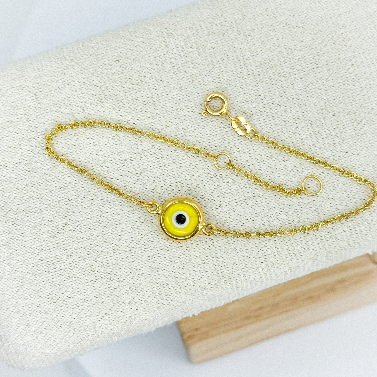 La Pulsera Protección ojo turco 18k✨