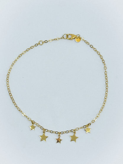 🌟 Tobillera “Cielo de Oro”