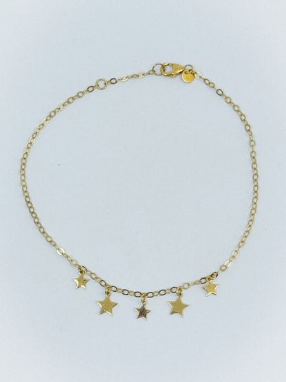🌟 Tobillera “Cielo de Oro”