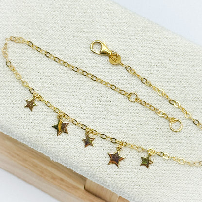 🌟 Tobillera “Cielo de Oro”