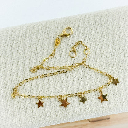 🌟 Tobillera “Cielo de Oro”