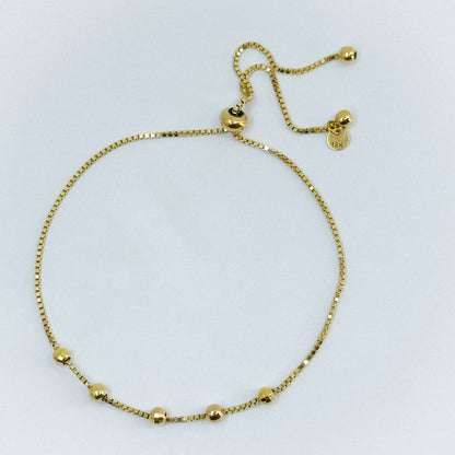 Pulsera Regulable Satélite 18k✨