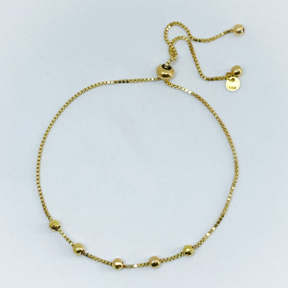 Pulsera Regulable Satélite 18k✨