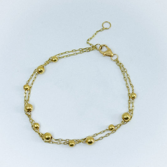 Pulsera Esferas de Luz  18k✨
