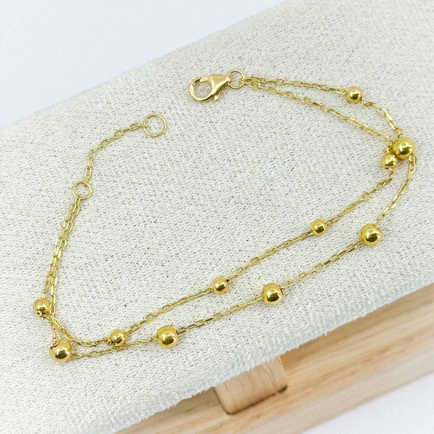 Pulsera Esferas de Luz  18k✨