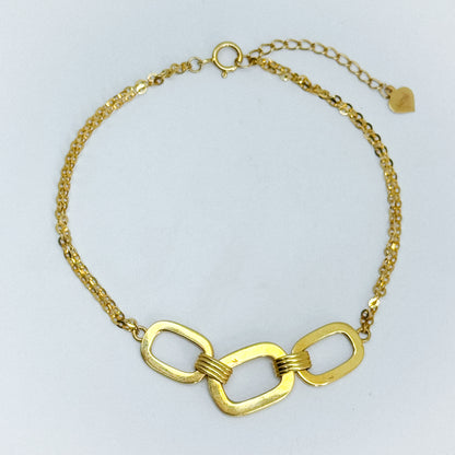 Pulsera Enlace Dorado