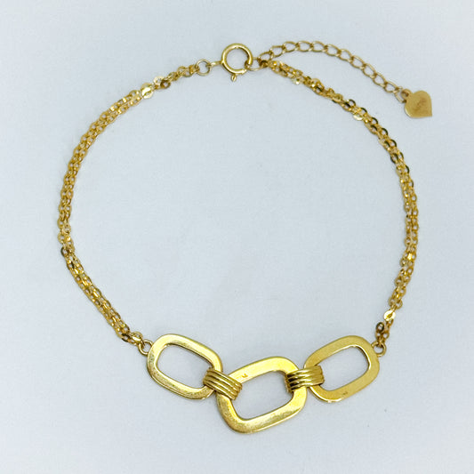 Pulsera Enlace Dorado