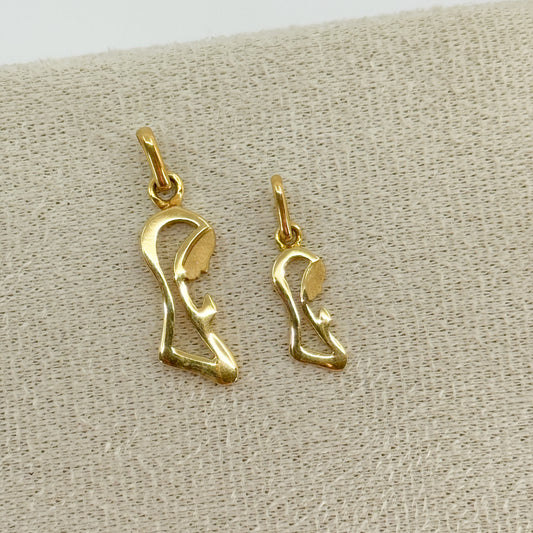 Dije Virgen Madonna Silueta – Oro 18k