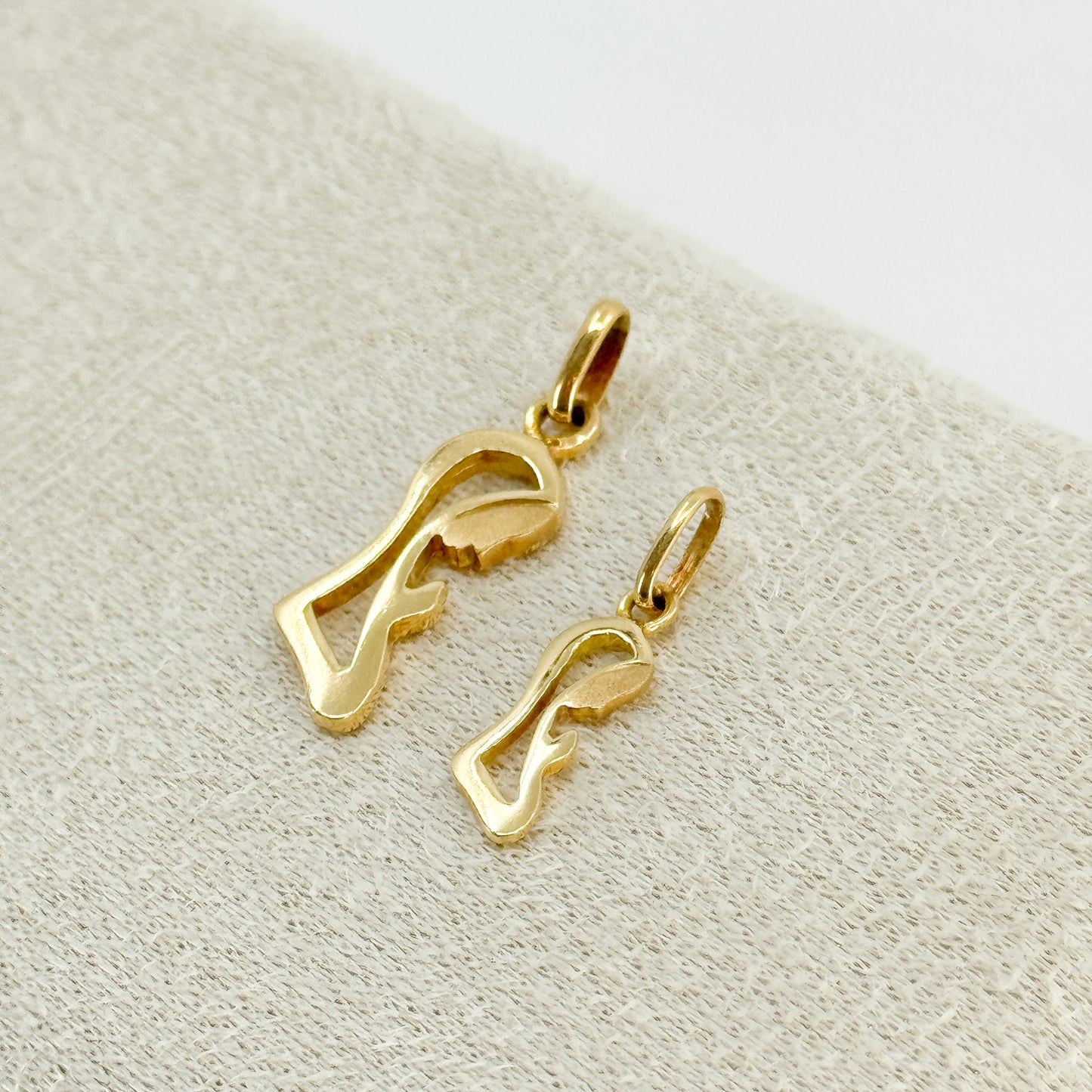 Dije Virgen Madonna Silueta – Oro 18k