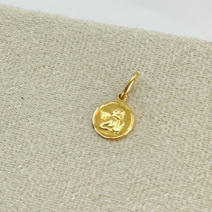 Dije Ángel Pensador – Oro 18k