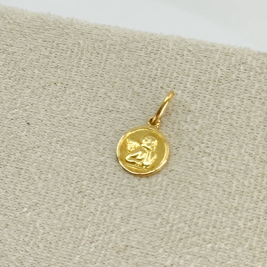 Dije Ángel Pensador – Oro 18k