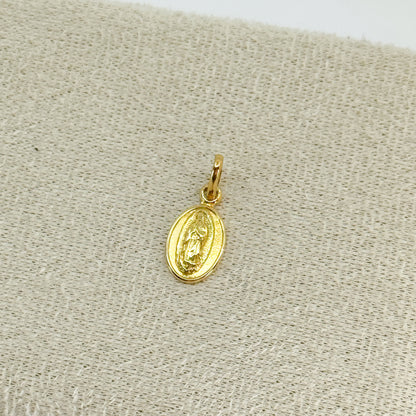 Dije Virgen de Guadalupe en Alto Relieve – Oro 18k