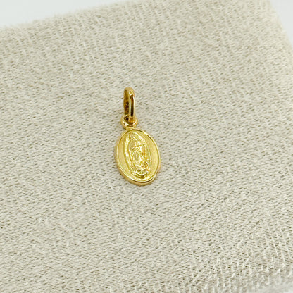 Dije Virgen de Guadalupe en Alto Relieve – Oro 18k