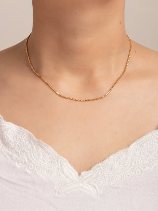 Cadena Coreana 18k Elegance