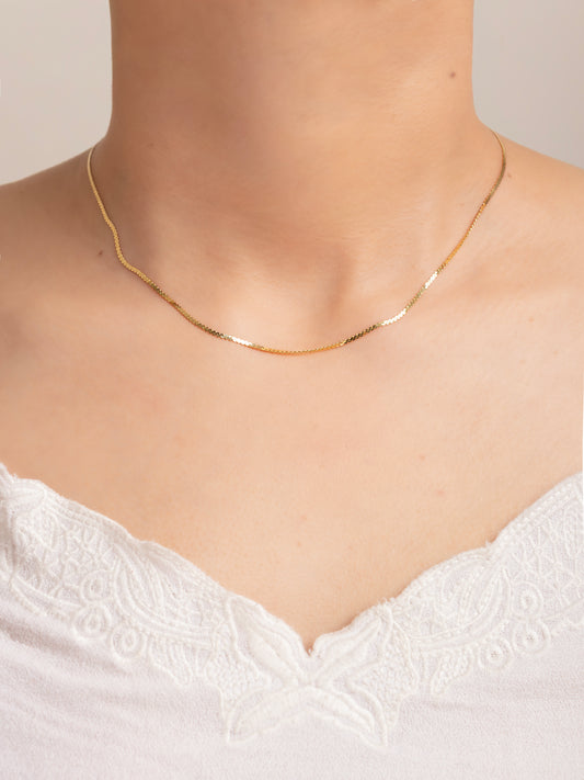 Collar “Snake Ondas de Luz”