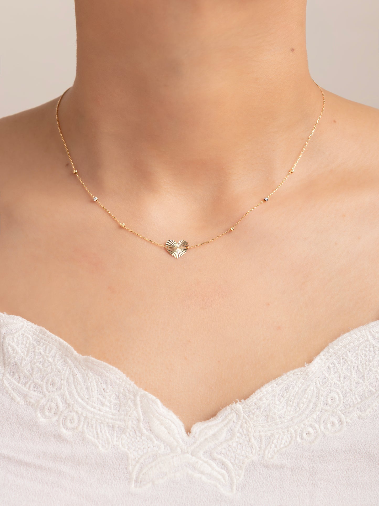 Collar “Corazón Dual Brillante”