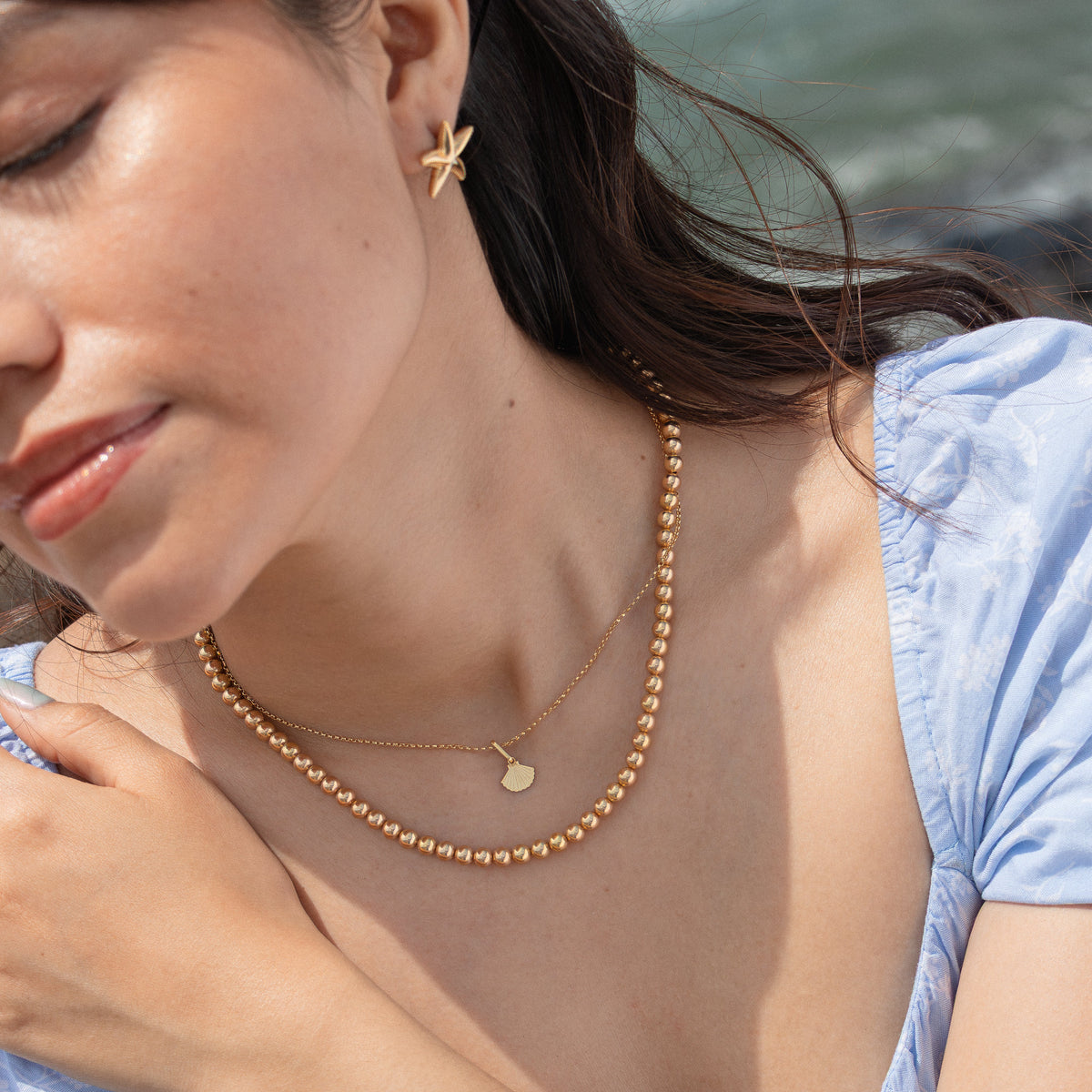 Collar Esferas Elegance – Oro 18K