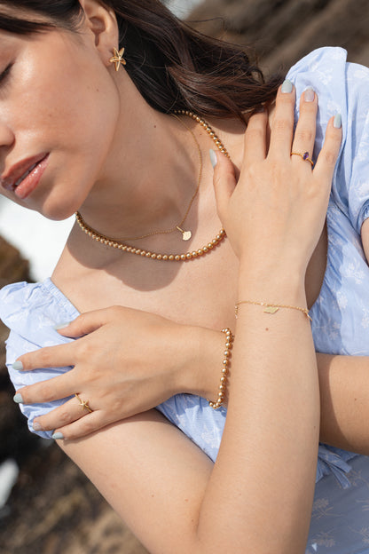 Collar Esferas Elegance – Oro 18K
