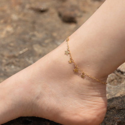 🌟 Tobillera “Cielo de Oro”