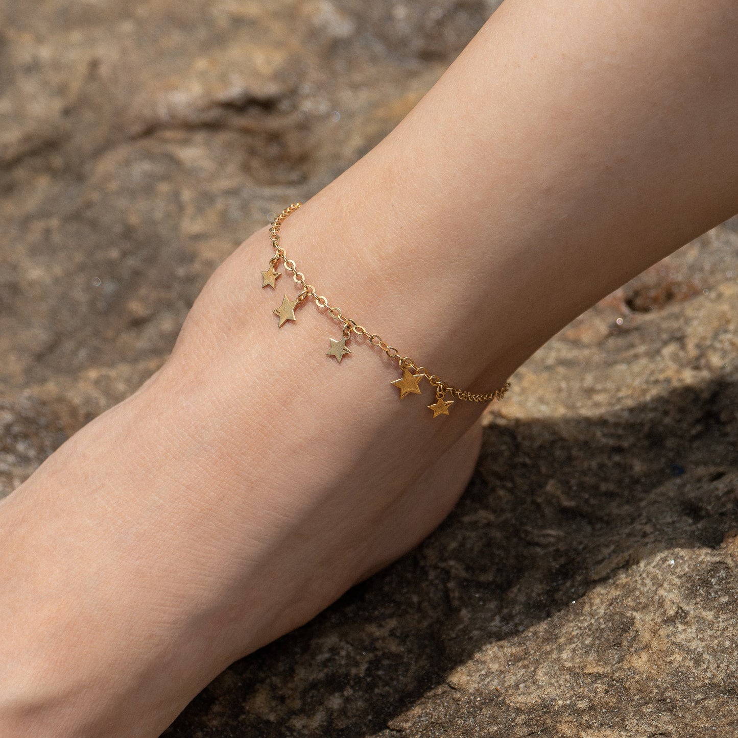 🌟 Tobillera “Cielo de Oro”