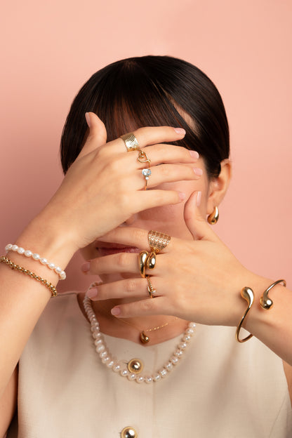 Anillo Doble Gota
