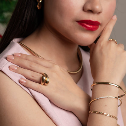 Anillo Doble Gota